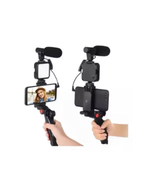 Tripode todo en uno: Flash, Soporte, Micrófono