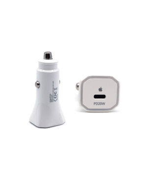 Cargador de auto 20W Tipo C