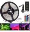 Tira LED RGB 5 metros c/enchufe